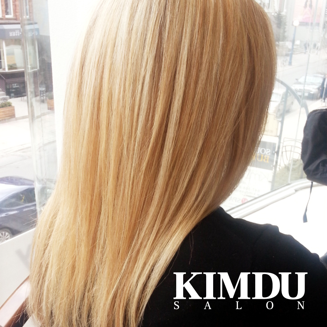 Honey Blonde Balayage & Waves